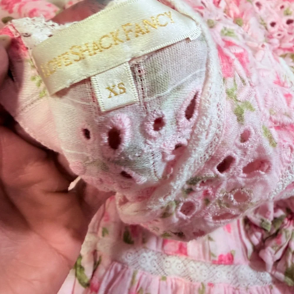 LoveShackFancy Augustine in Pink Painted Fence - Picture 6 of 7